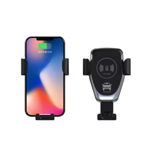 شاحن سيارة لاسلكي بخاصية التثبيت التلقائي | حامل هاتف ذكي مع شحن سريع